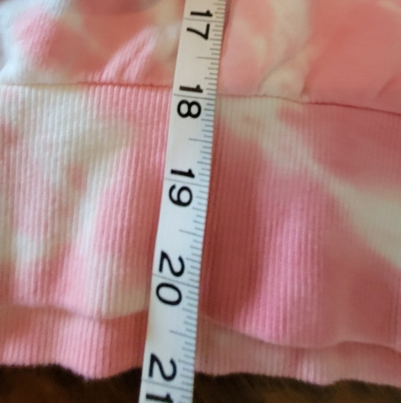 Round neck Tie dye pink sweatshirt new spring summer piece - Picture 11 of 11